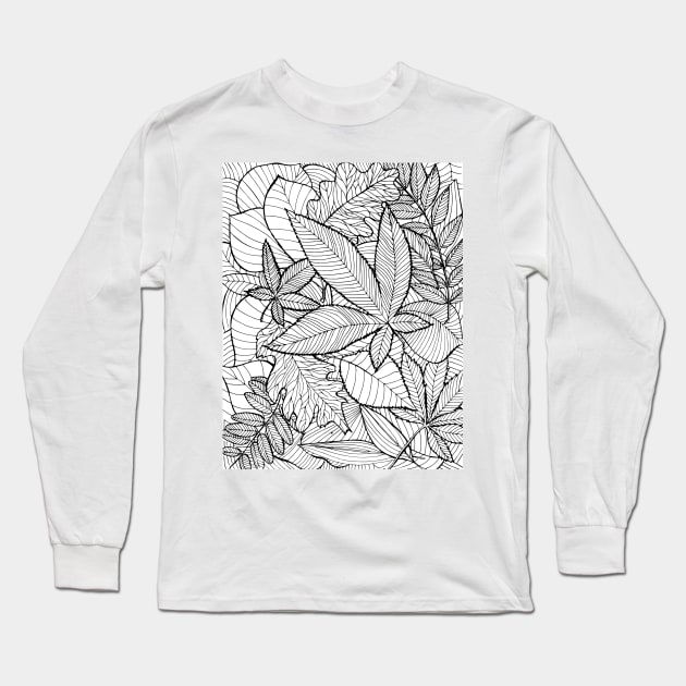 Fallen leaves Long Sleeve T-Shirt by katerinamk